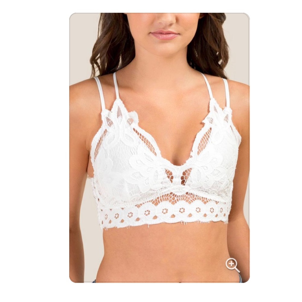 Francesca’s Ivory Lace Bralette